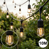 Party - Lichtkette | 10x E27 Fassung | 10 Meter | Inklusive Lampen