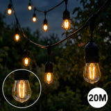 Party Lichtkette | 20x E27 Fassung | 20 Meter | Inklusive Lampen