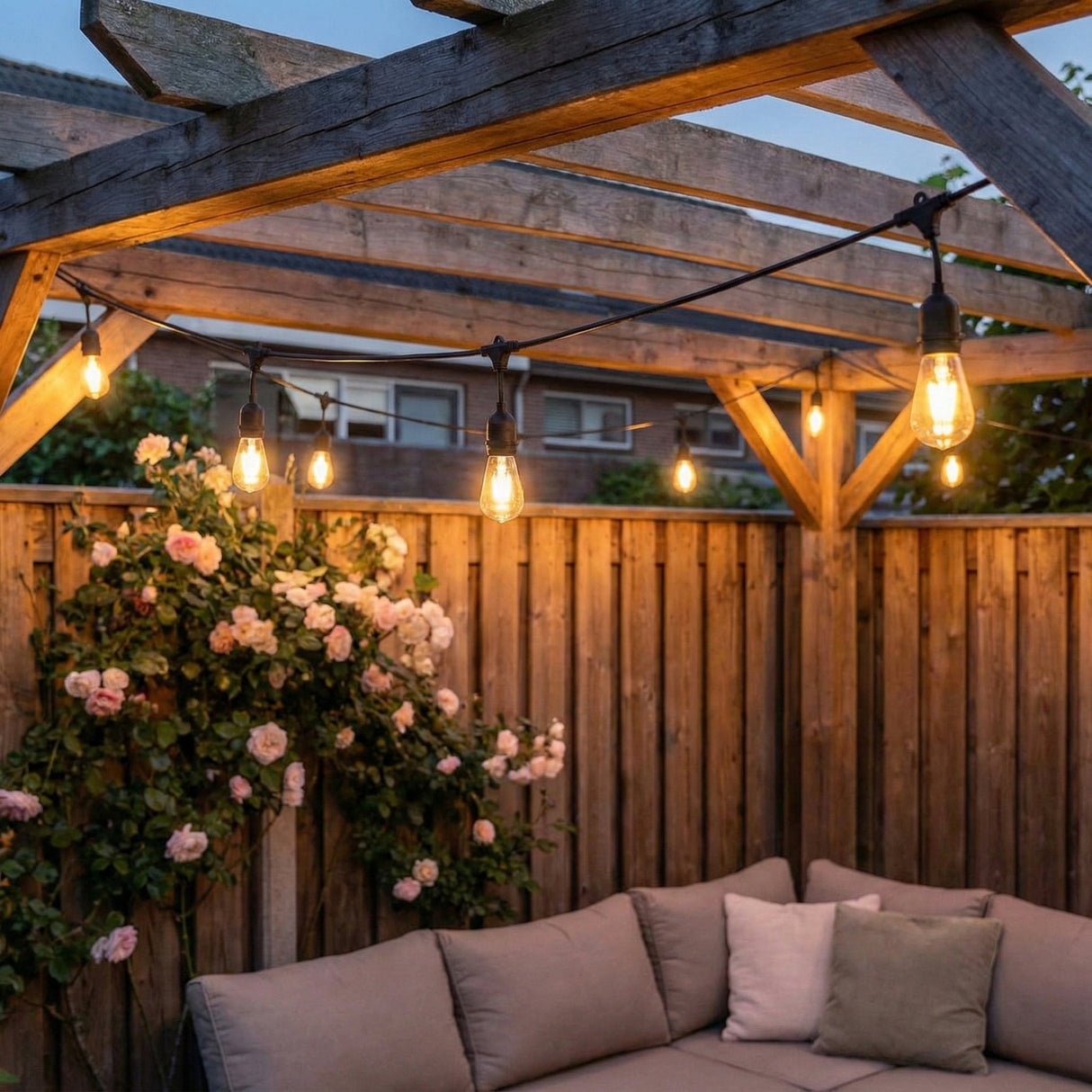 Party - Lichtkette | 10x E27 Fassung | 10 Meter | Inklusive Lampen