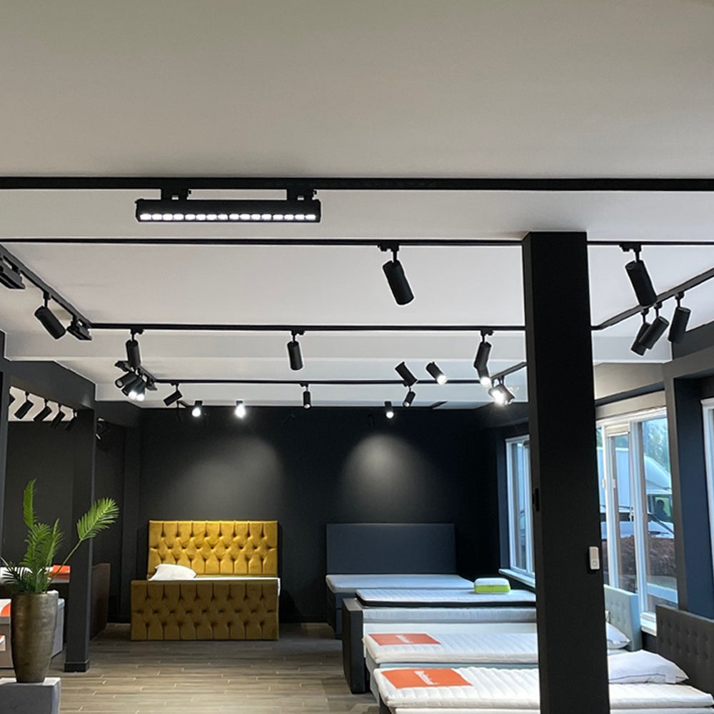 LED 3-Phasen-Schienenstrahler | 20 Watt | Schwarz | ELARA
