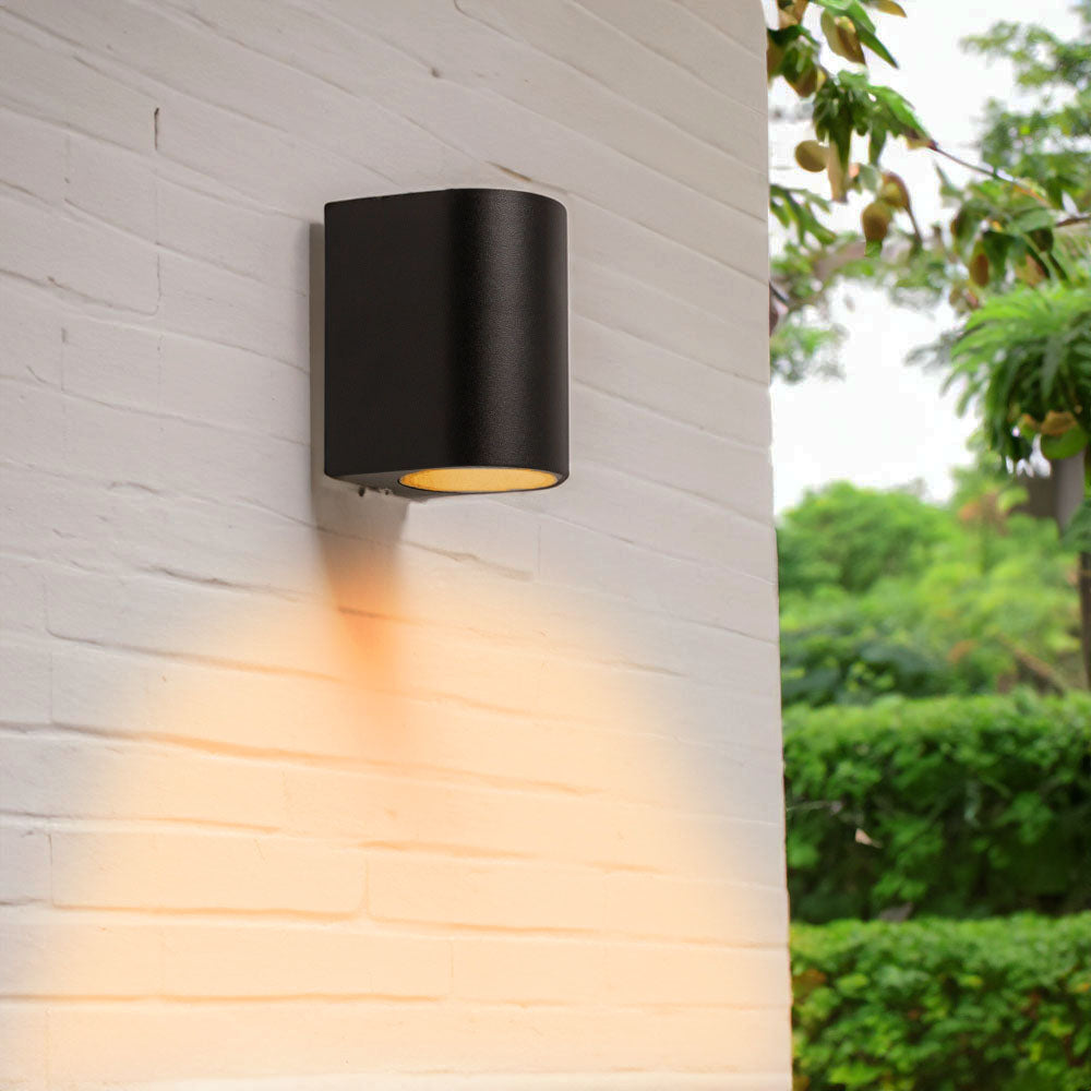 Intelligente LED-Wandleuchte | Tuya / WLAN | Sacramento | Leuchtmittel inklusive | Schwarz