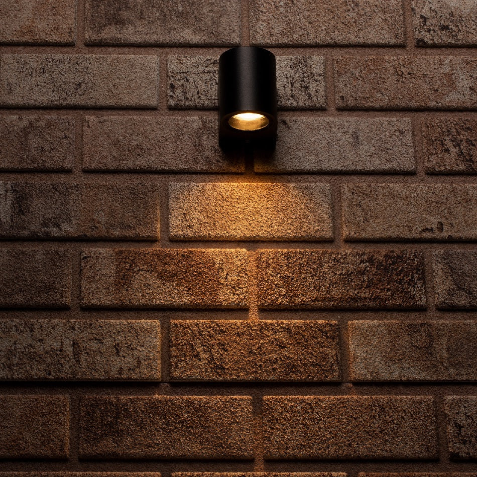 Intelligente LED-Wandleuchte | Tuya / WLAN | Sacramento | Leuchtmittel inklusive | Schwarz