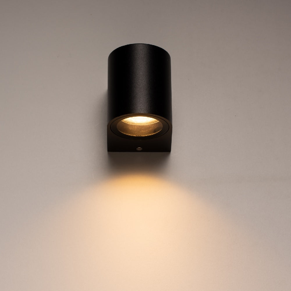 Intelligente LED-Wandleuchte | Tuya / WLAN | Sacramento | Leuchtmittel inklusive | Schwarz