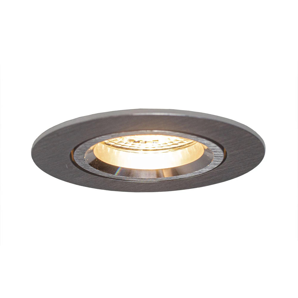 PHILIPS LED-Einbaustrahler rund | 70mm | Silber | 4W | Dimmbar