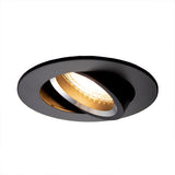 PHILIPS LED-Einbaustrahler rund | 70mm | Schwarz | 4W | Dimmbar