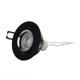 PHILIPS LED-Einbaustrahler rund | 70mm | Schwarz | 4W | Dimmbar