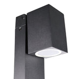 Staande buitenlamp zwart GU10 fitting 100 cm Wenen - close up 2