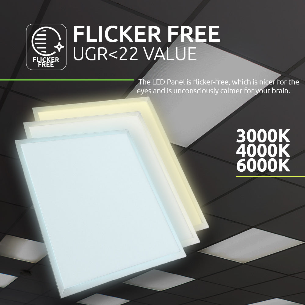 LED Paneel 60x60cm 40W 4200lm - Standard- template - flicker free