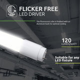 Vorteilspaket | 5 Stück | LED-Leuchtstoffröhre 9W 60cm | Ersetzt 18W | Basisserie