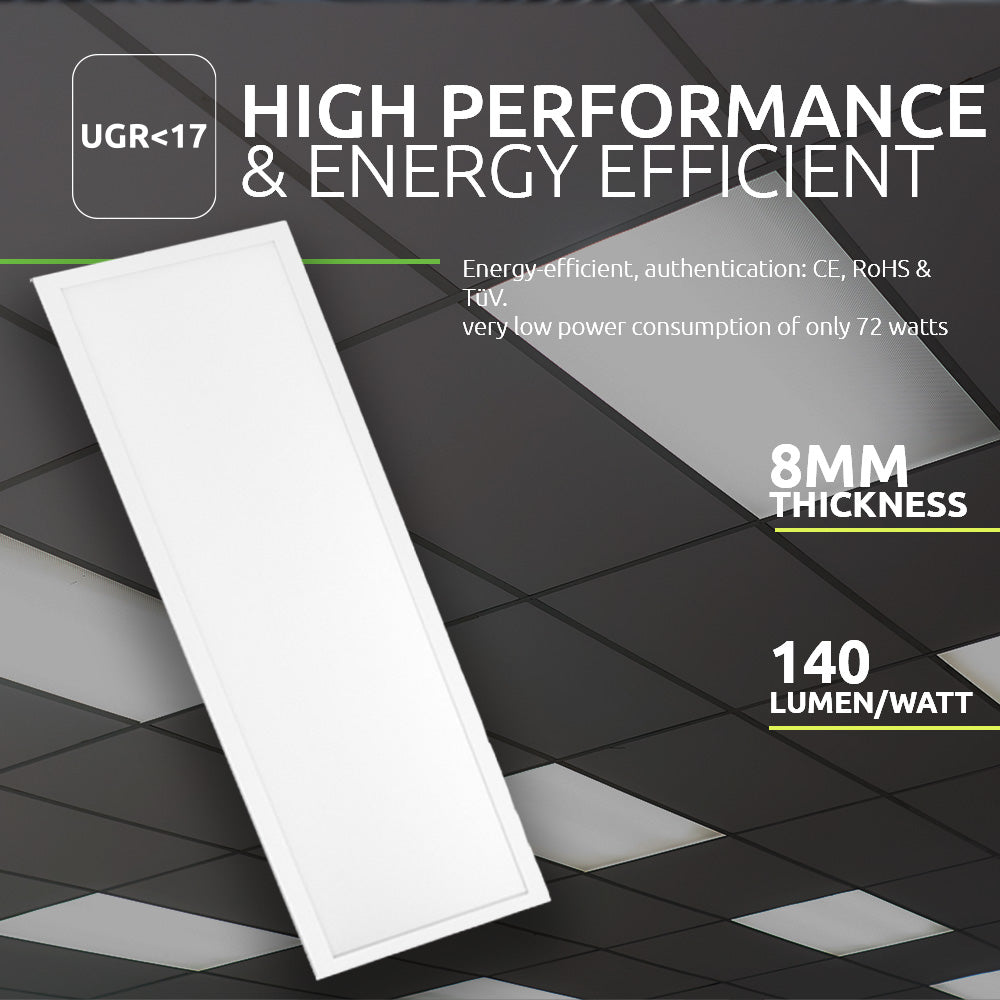 LED Paneel 120x60cm 72W 7058lm Basic Serie - high performance