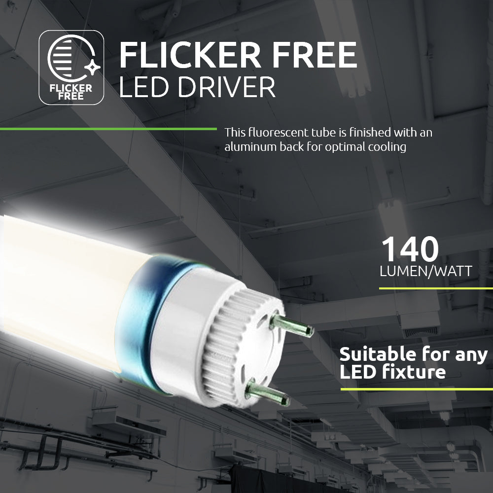 LED T8 TL Buis 150cm 24W 3400lm | Pro serie | vervangt 58W - flikkerfree