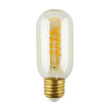 LED Spiraal tube lamp 4W | Tubular | Gold glas | Dimbaar | 2500K - Warm wit