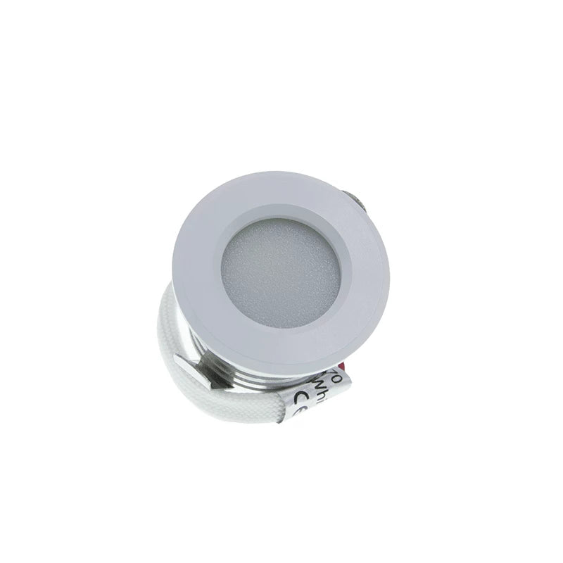 Bündel | LED-Veranda-Einbaustrahler | Ø31mm | 1,5W | Dimmbar – Weiß | 8 Stück