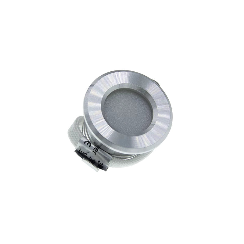 Bündel | LED-Veranda-Einbaustrahler | Ø31mm | 1,5W | Dimmbar - Silber | 8 Stück