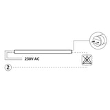 Voedingskant LED TL buizen - eenzijdig gevoed - een kant gevoed netstroom