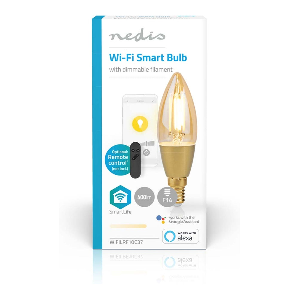 Wi-Fi Smart LED-Lamp - 1800-3000K - E14 - vooraanzicht