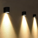 Intelligente LED-Wandleuchte | Tuya / WLAN | Sacramento | Leuchtmittel inklusive | Schwarz