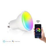 Intelligente LED-Wandleuchte | Tuya / WLAN | Sacramento | Leuchtmittel inklusive | Schwarz