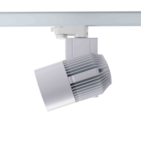 LED 3 fase railspot wit dimbaar 30 Watt naturel wit - zijkant