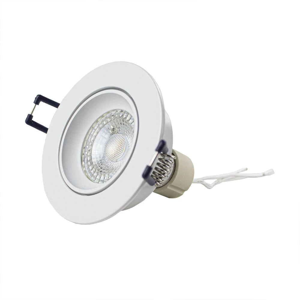 Zigbee smart Einbaustrahler Weiß 4,7W | Rund | 73mm | HUE-kompatibel | RGB-CCT