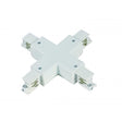 3-Fase Rails X-Vorm connector | Wit