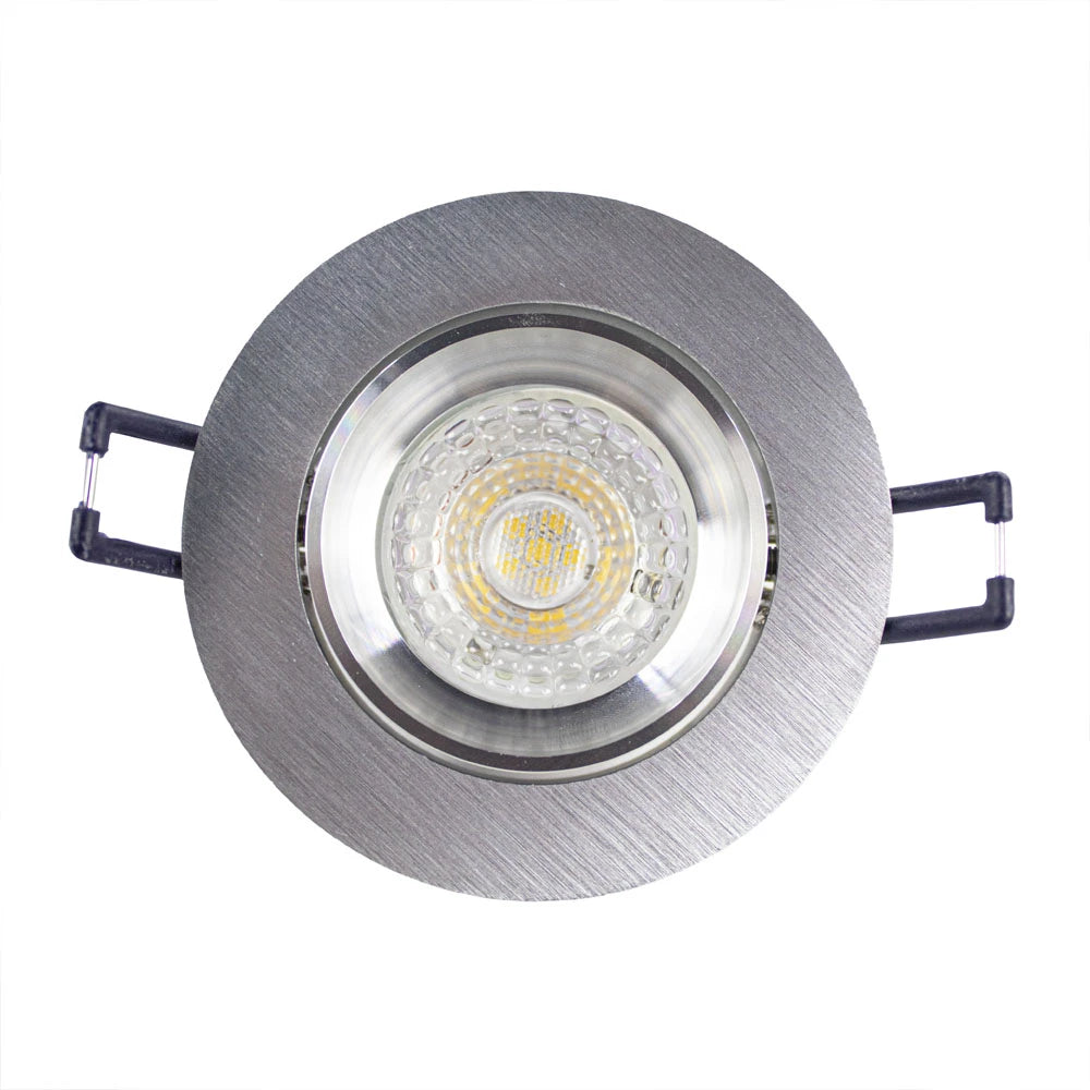 PHILIPS LED-Einbaustrahler Silber 4W | Rund | 73mm | Dimmbar