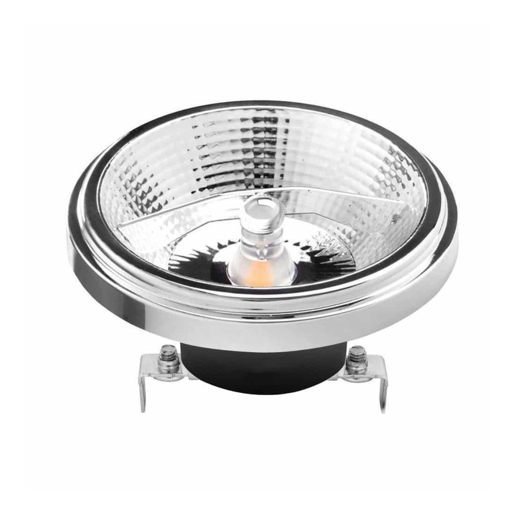 LED Spot AR111 G53 | Zwart | 12 watt | 45° | Dimbaar | DIM TO WARM