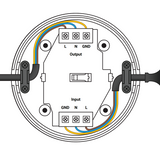 ION-Bodenschnurdimmer | 0,3-75W | Schwarz