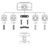 ION LED-Schnurdimmer | Weiß | 0,3-75W