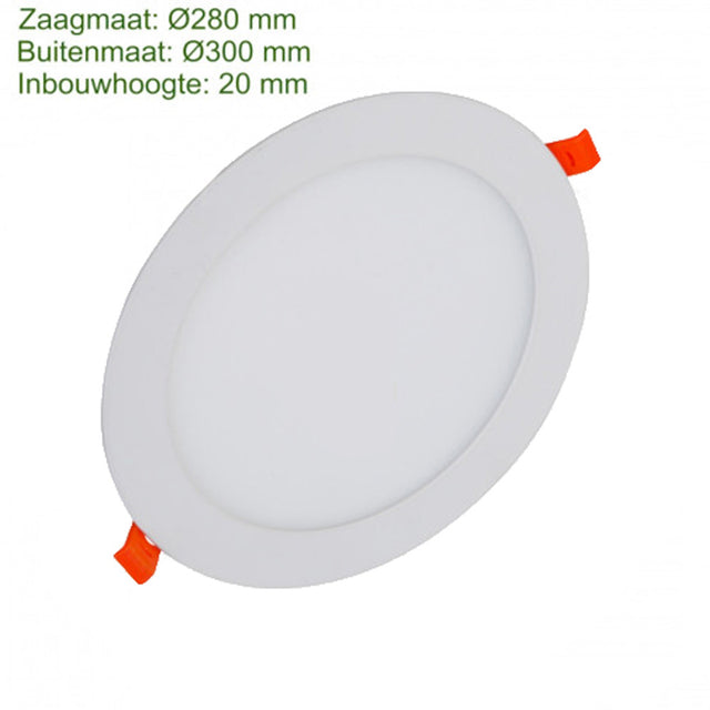 Afmetingen LED Inbouw Downlight 22W Slim