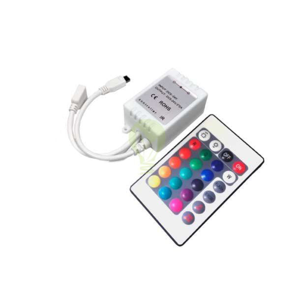 Ledstrip RGB IR afstandsbediening | 12 Volt | 16 knops | 72W