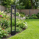 Moderne Stehleuchte für den Außenbereich | 50CM | Schwarz | E27-Fassung | IP44