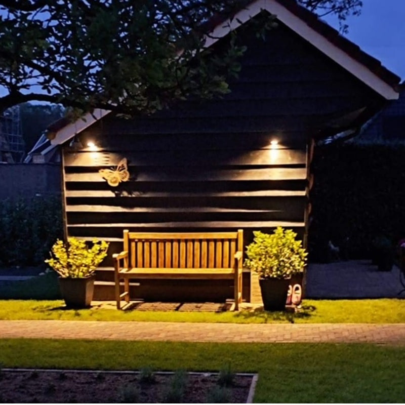 Intelligente LED-Wandleuchte | Tuya / WLAN | Sacramento | Leuchtmittel inklusive | Schwarz